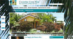 Desktop Screenshot of cocorelaxcr.com